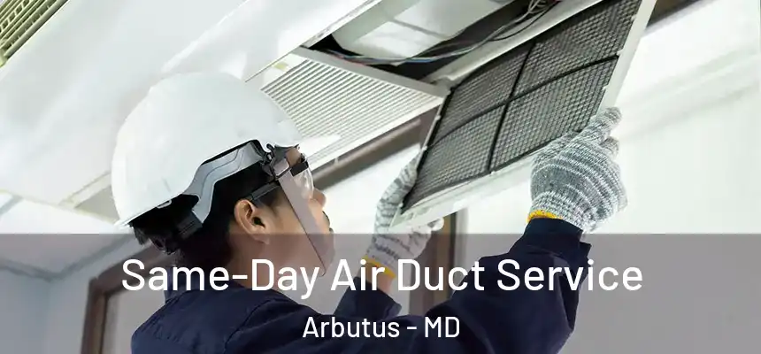 Same-Day Air Duct Service Arbutus - MD